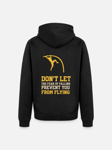 Pole Vaulter Gift - Unisex Premium Organic Zip Hoodie - black