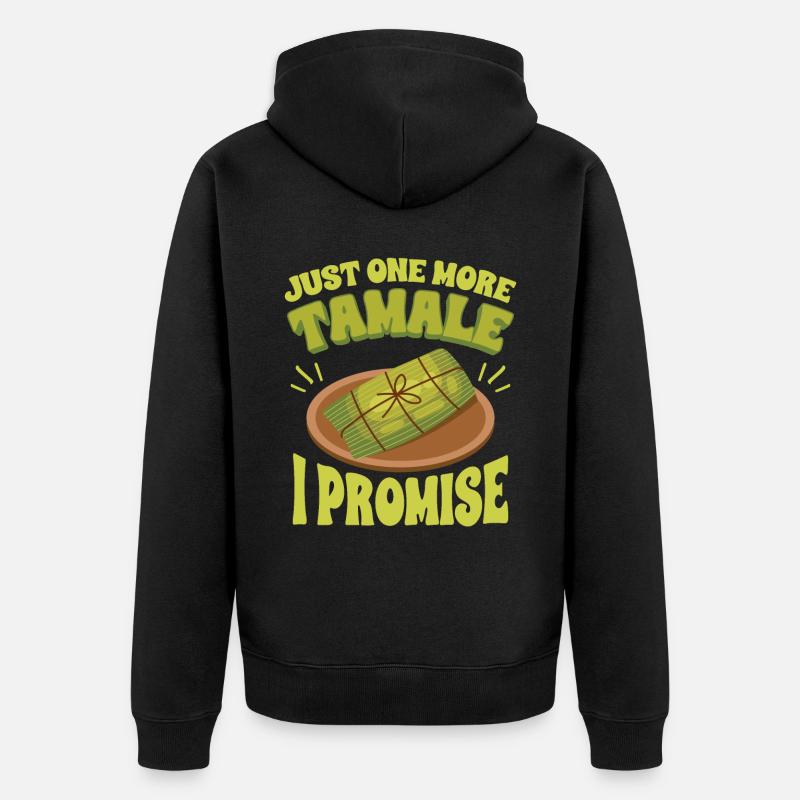 Cuisine mexicaine Tamale - Veste à capuche bio Premium Unisexe - noir