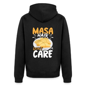 Cuisine mexicaine Tamale - Veste à capuche bio Premium Unisexe - noir - Dos - Nico (187cm)