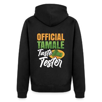 Cuisine mexicaine Tamale - Veste à capuche bio Premium Unisexe - noir - Dos - Nico (187cm)