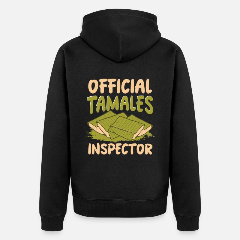 Cuisine mexicaine Tamale - Veste à capuche bio Premium Unisexe - noir