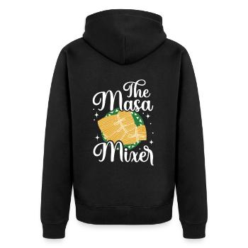 Cuisine mexicaine Tamale - Veste à capuche bio Premium Unisexe - noir - Dos - Nico (187cm)