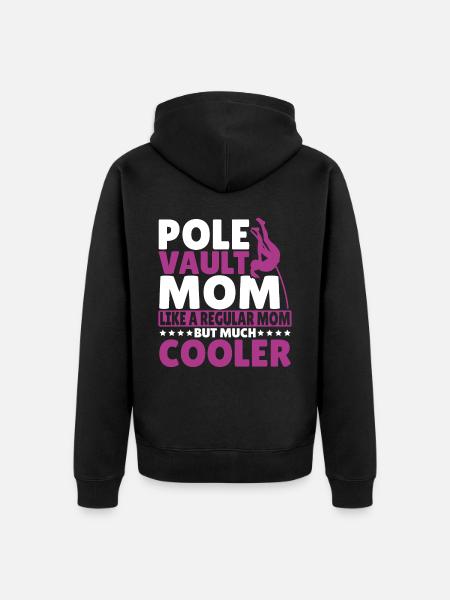 Pole Vaulter Gift - Unisex Premium Organic Zip Hoodie - black