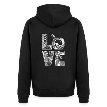 Kitesurf Kitesurf Kitesurf Vintage Drôle - Veste à capuche bio Premium Unisexe - noir - Dos - Nico (187cm)