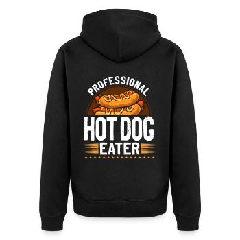Hot Dog Adulte Professionnel Hot-Dog - Veste à capuche bio Premium Unisexe - noir - Dos - Nico (187cm)