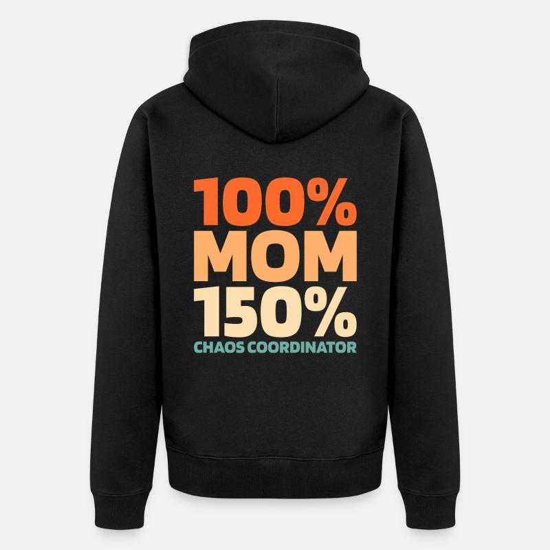 Maman Maman - Veste à capuche bio Premium Unisexe - noir