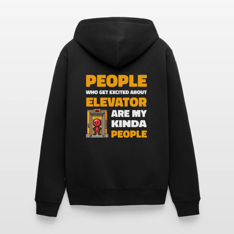 Elevator Elevator Unisex Premium Organic Zip Hoodie