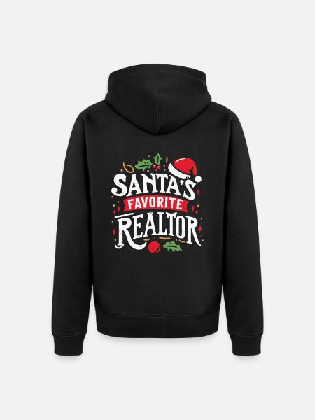 Realtor - Unisex Premium Organic Zip Hoodie - black