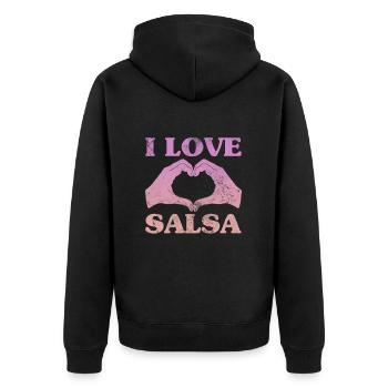 Salsa - Veste à capuche bio Premium Unisexe - noir - Dos - Nico (187cm)
