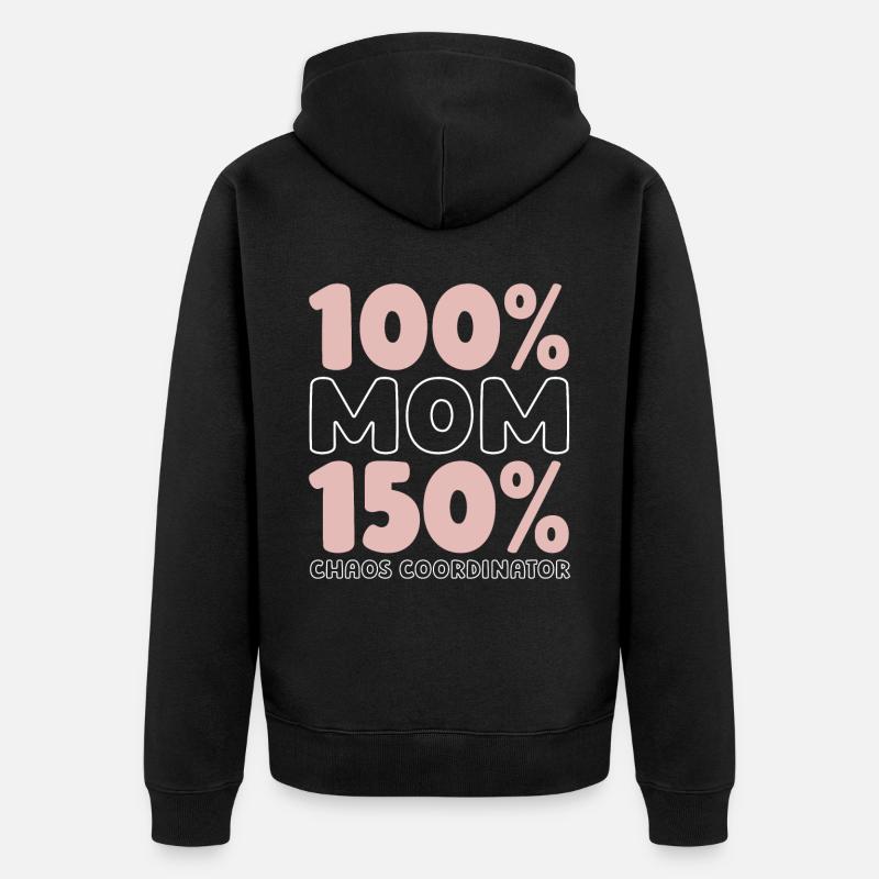 Maman Maman - Veste à capuche bio Premium Unisexe - noir