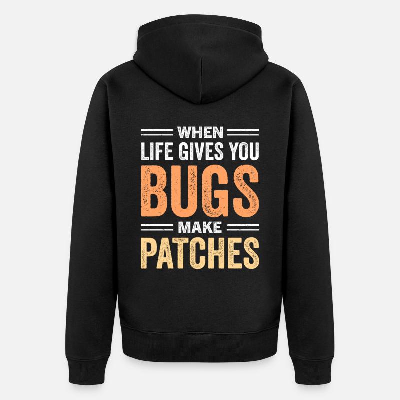 Computer Science Computer Scientist - Unisex Premium Organic Zip Hoodie - black
