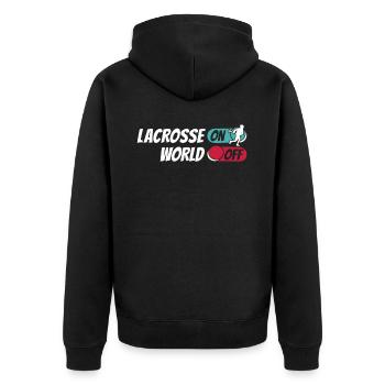 Lacrosse Lacrosse sur World Off - Veste à capuche bio Premium Unisexe - noir - Dos - Nico (187cm)
