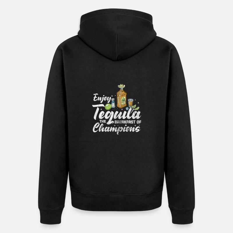 Téquila - Veste à capuche bio Premium Unisexe - noir