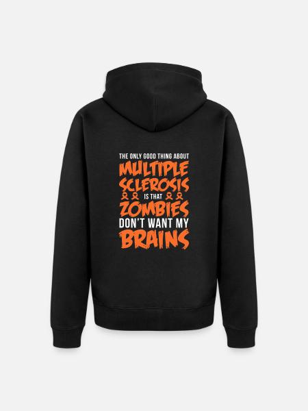 Zombie Zombie-Jäger Zombieapokalypse Geschenk - Unisex Premium Bio Zip Hoodie - Schwarz