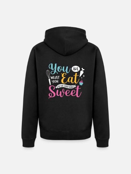 Baker - Unisex Premium Organic Zip Hoodie - black