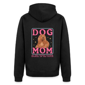 Cocker Spaniel Maman Cocker Spaniel Cadeau - Veste à capuche bio Premium Unisexe - noir - Dos - Nico (187cm)