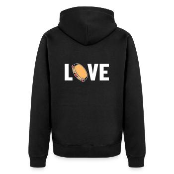 Capoeira Love Ginga Capoeirista Danse - Veste à capuche bio Premium Unisexe - noir - Dos - Nico (187cm)