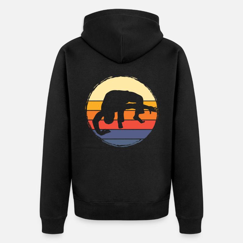 Capoeira - Veste à capuche bio Premium Unisexe - noir