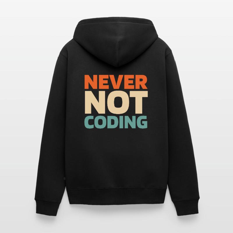 Entwickler Coder Programmierer Unisex Premium Bio Zip Hoodie