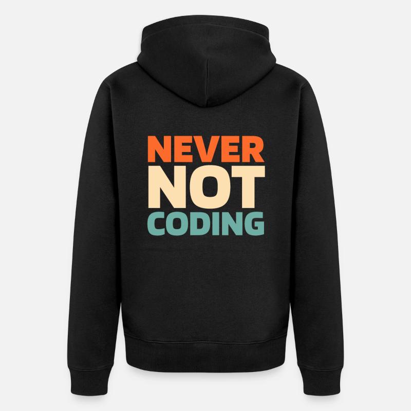 Développeur Codeur Programmeur - Veste à capuche bio Premium Unisexe - noir