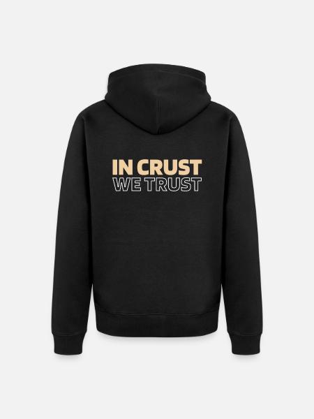 Sourdough bread - Unisex Premium Organic Zip Hoodie - black