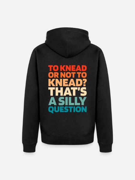 Sourdough bread - Unisex Premium Organic Zip Hoodie - black