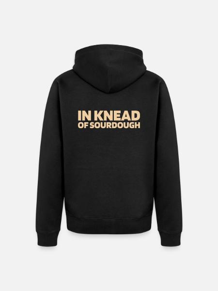 Sourdough bread - Unisex Premium Organic Zip Hoodie - black