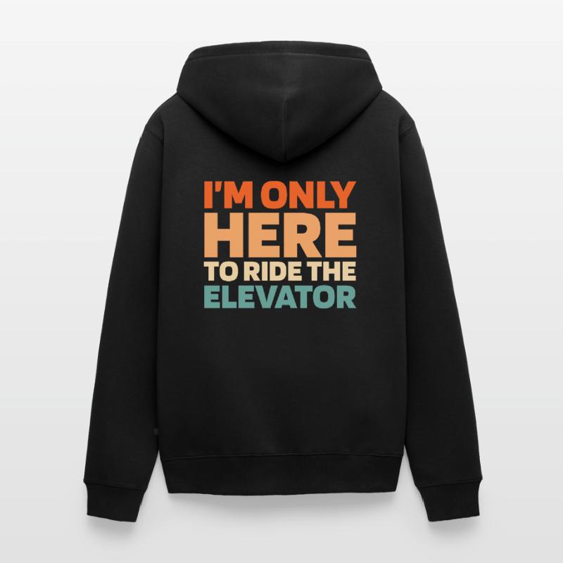 Elevator Elevator Unisex Premium Organic Zip Hoodie