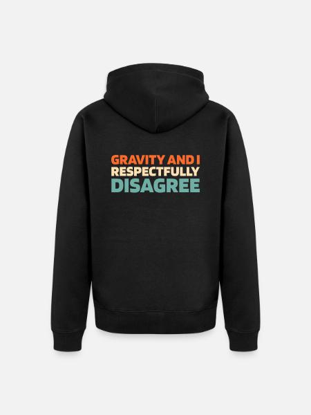 Elevator Elevator - Unisex Premium Organic Zip Hoodie - black