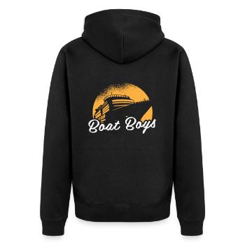 Croisière - Veste à capuche bio Premium Unisexe - noir - Dos - Nico (187cm)