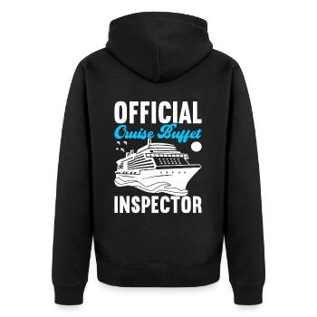 Croisière Vacances Bateau de croisière - Veste à capuche bio Premium Unisexe - noir - Dos - Nico (187cm)