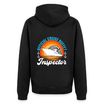 Croisière Vacances Bateau de croisière - Veste à capuche bio Premium Unisexe - noir - Dos - Nico (187cm)