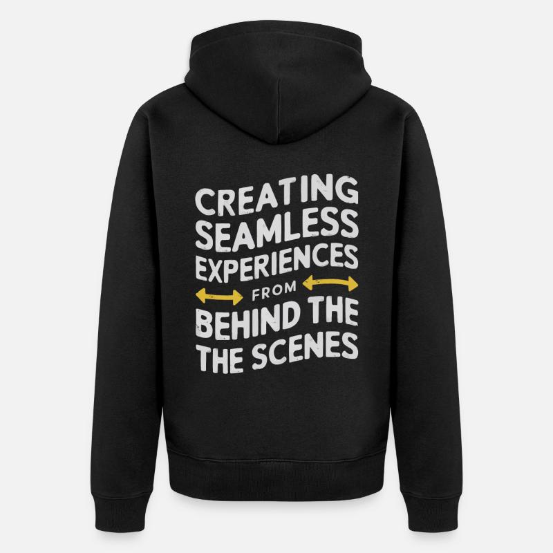 Backend-Entwickler Programmierung Softwareprogrammierer - Unisex Premium Bio Zip Hoodie - Schwarz