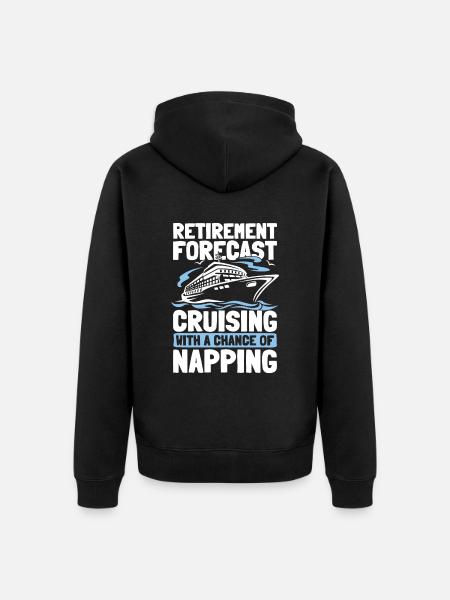 Retraite de Cruise - Veste à capuche bio Premium Unisexe - noir
