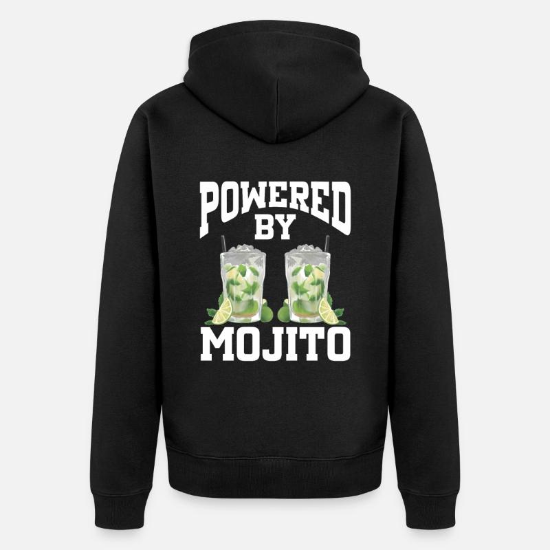 Propulsé par Mojito - Veste à capuche bio Premium Unisexe - noir