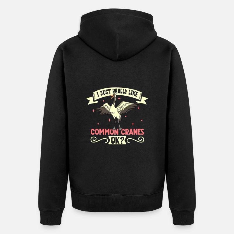 J’aime ma grue - Veste à capuche bio Premium Unisexe - noir