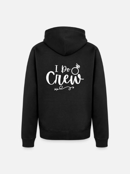 Junggesellin Jungesellinnenabschied Braut - Unisex Premium Bio Zip Hoodie - Schwarz