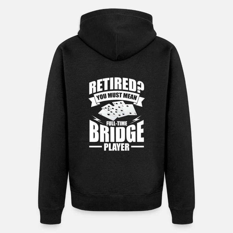 Pont - Veste à capuche bio Premium Unisexe - noir