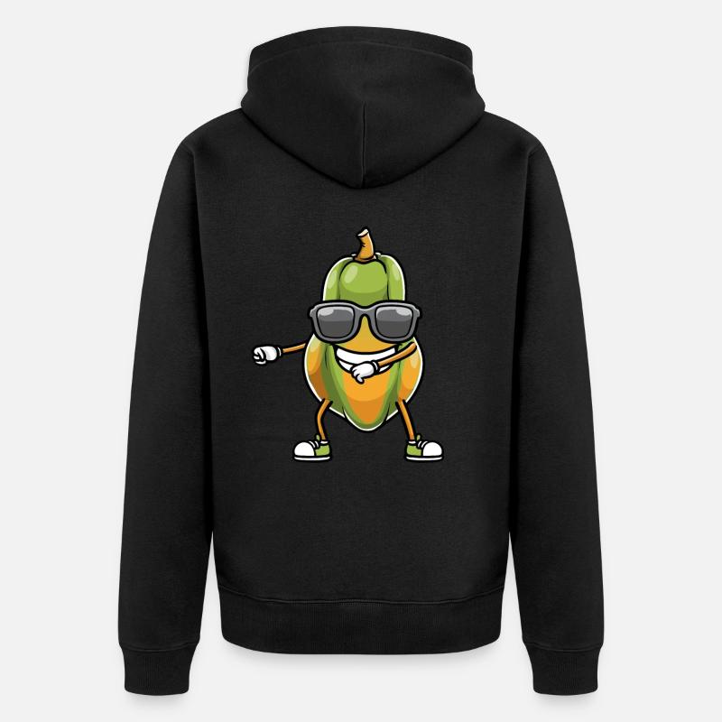 Danse de la papaye - Veste à capuche bio Premium Unisexe - noir