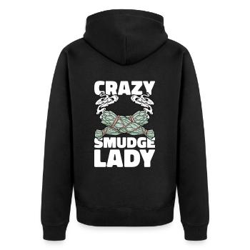 Smudging Smudge Encens de guérison spirituelle - Veste à capuche bio Premium Unisexe - noir - Dos - Nico (187cm)