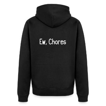 Ew, Term Paper - Veste à capuche bio Premium Unisexe - noir - Dos - Nico (187cm)