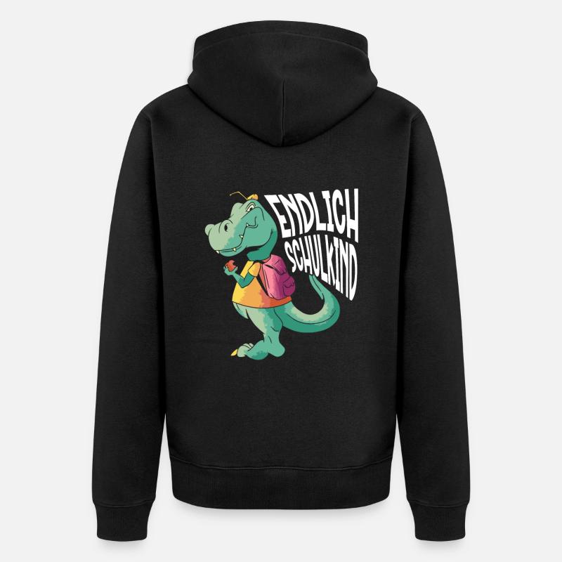 École 1ère année - Veste à capuche bio Premium Unisexe - noir
