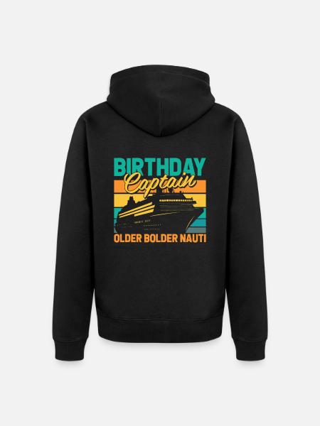 Kreuzfahrt Birthday Cruise - Unisex Premium Organic Zip Hoodie - black