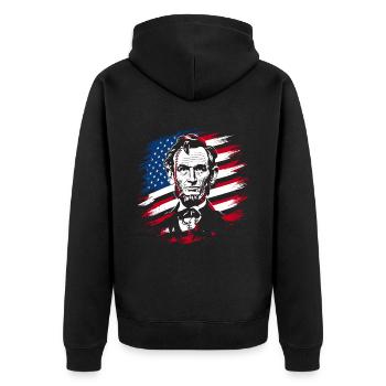 Baseball Men Women Kids Player Pitcher Softball - Unisex Premium Bio Zip Hoodie - Schwarz - Hinten - Nico (187cm)