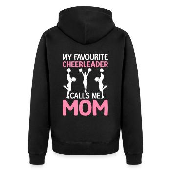 Cheerleading Cheer Squad Favorite Cheerleaders - Unisex Premium Organic Zip Hoodie - black - Back - Nico (187cm)
