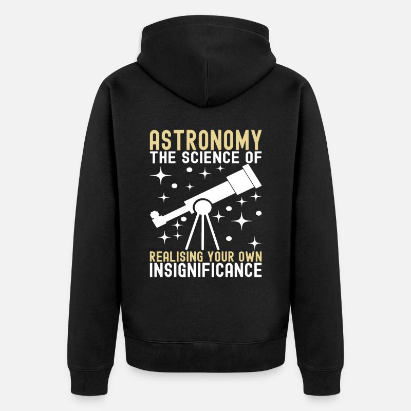 Astronomie Atronome - Veste à capuche bio Premium Unisexe - noir