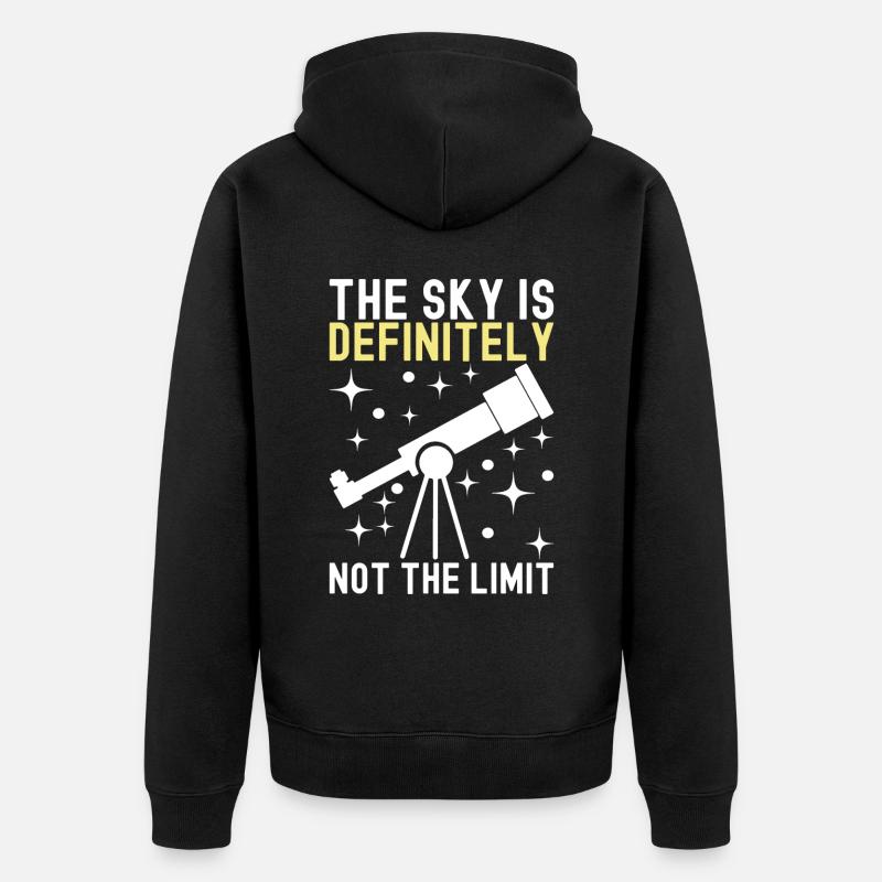 Astronomie Atronome - Veste à capuche bio Premium Unisexe - noir