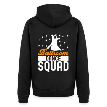 Ballroom Dance Ballroom Dancers Ballroom Dancers - Unisex Premium Organic Zip Hoodie - black - Back - Nico (187cm)