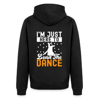 Ballroom Dance Ballroom Dancers Ballroom Dancers - Unisex Premium Organic Zip Hoodie - black - Back - Nico (187cm)