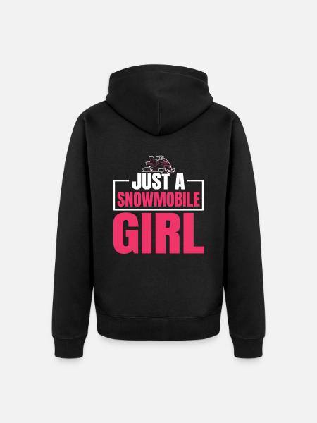 Snowmobile Snowmobile - Unisex Premium Organic Zip Hoodie - black